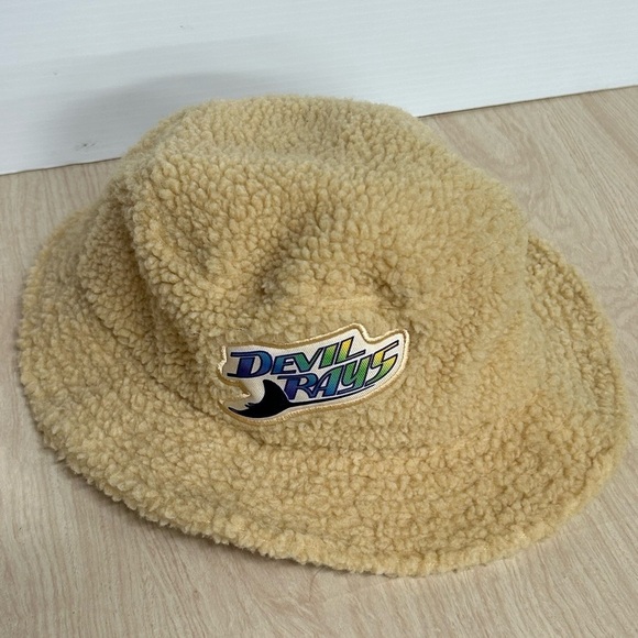 Tampa Bay Rays Devil Rays SGA Sherpa Fuzzy Bucket Hat - Picture 1 of 4